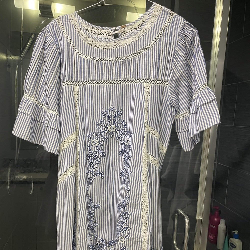 Free People embroidered dress